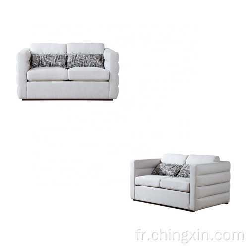 Sofa sectionnel de tissu moderne de sofa de salon place des sofas de causeuses